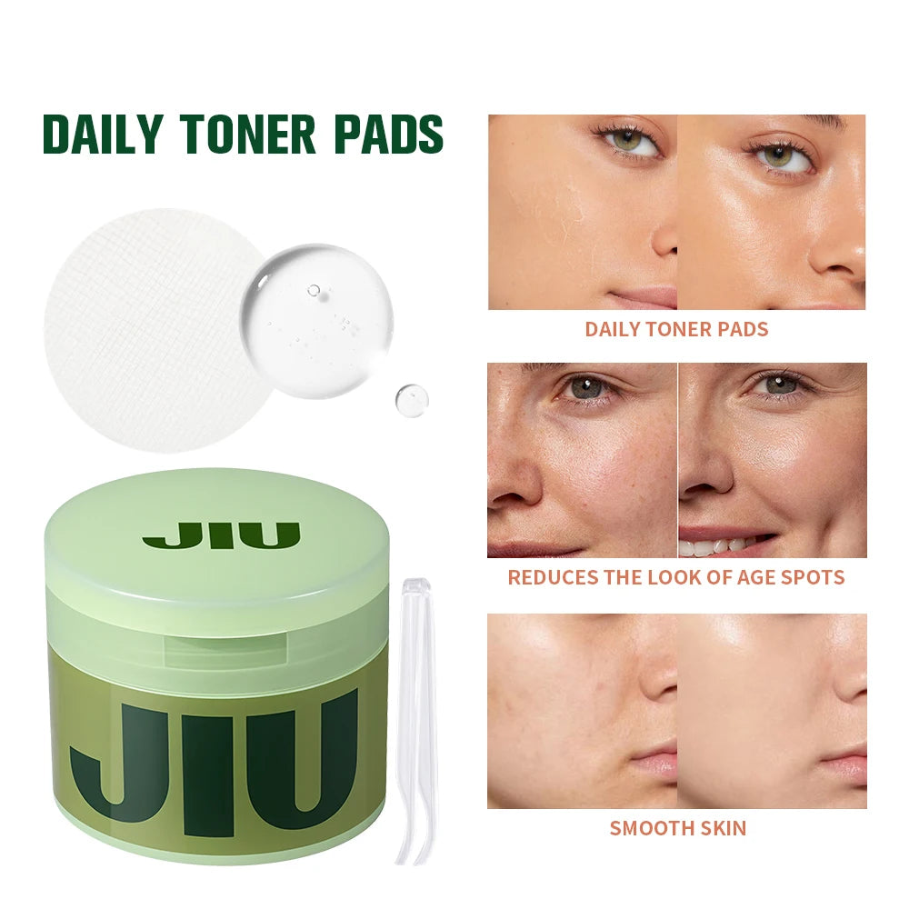 Toner Pads 100 Count Toning & Brightening Face Pads Remove Dark Spots Wrinkles & Dull Skin Hydrating Facial ,Snail Mucin Care Peaceful Pleasures Health and Wellness