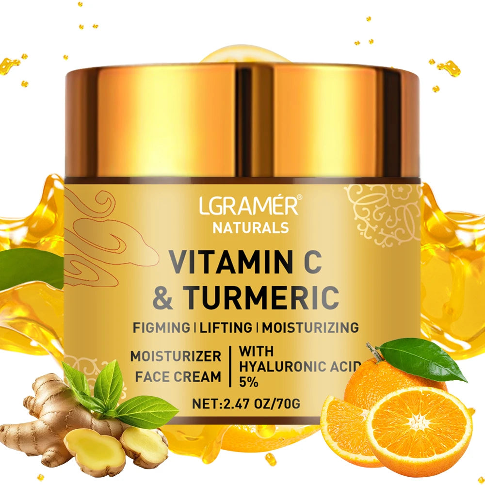 Turmeric & Vitamin C Retinol Face Cream – Firming Peaceful Pleasures Health and Wellness