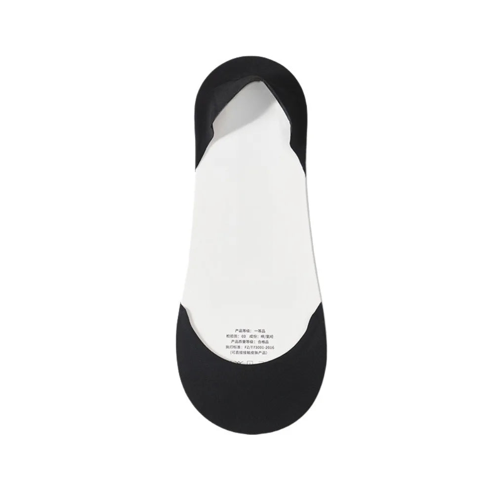 Women's Invisible No-Show Boat Socks 3-Pack | Anti-Slip Cotton