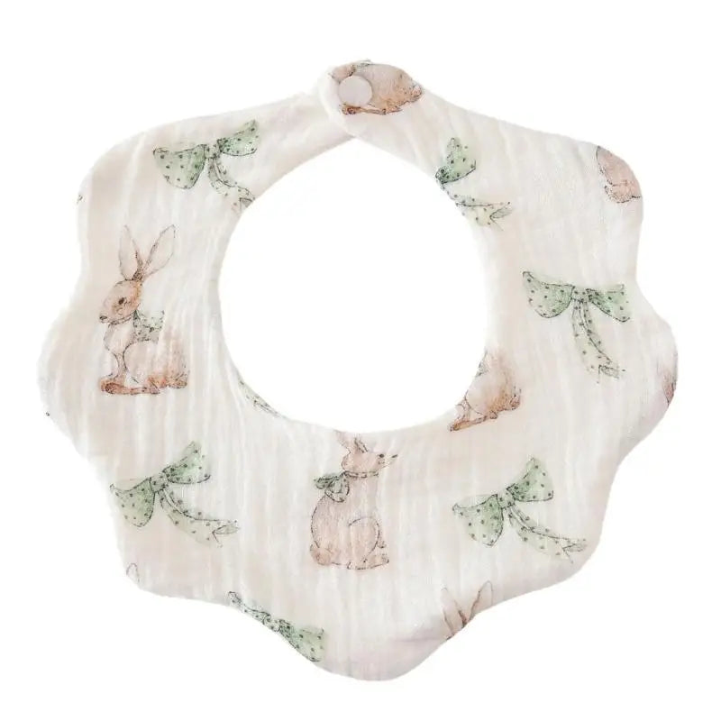 Cotton Bandana Baby Bib | Floral Teething & Drooling Bib