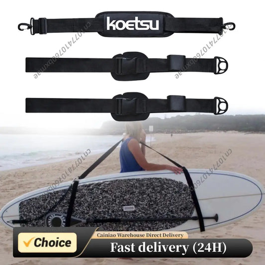 Adjustable Surfboard Shoulder Strap Paddle Board Sling Adjustable Surfboard Strap Stand Up Surf Paddle Board Carrier Accessories Peaceful Pleasures Health and Wellness