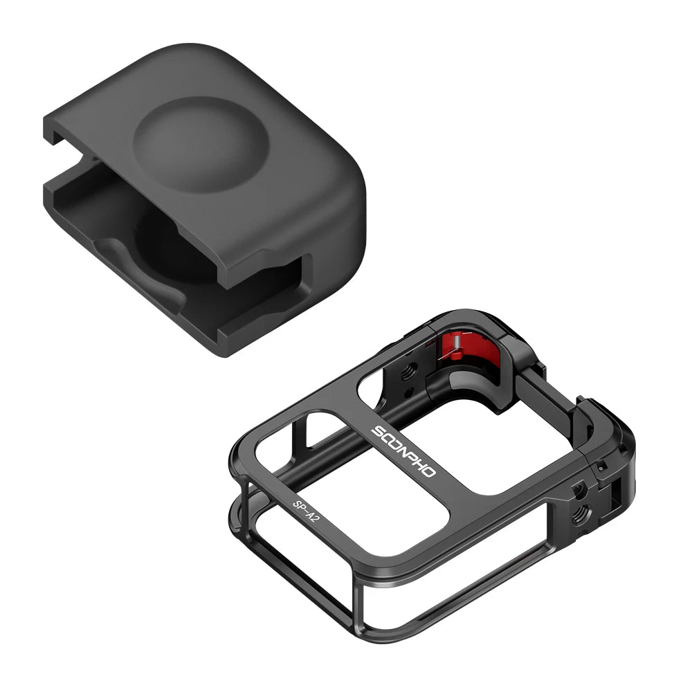 Metal Expansion Cage With Silicone Lens Cap For DJI Osmo 360 Camera Cold Shoe Mount For Cinematography VLOG Video Peaceful Pleasures Health and Wellness Default Title
