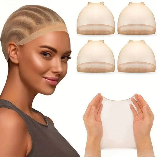 Invisible HD Wig Cap – Soft Breathable Elastic Stocking Cap Wig Cap Peaceful Pleasures Health and Wellness