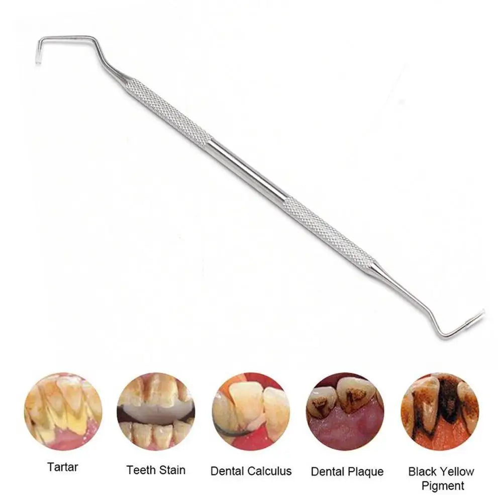 Stainless Steel Dental Hygiene Tool for Teeth Cleaning Peaceful Pleasures Health and Wellness