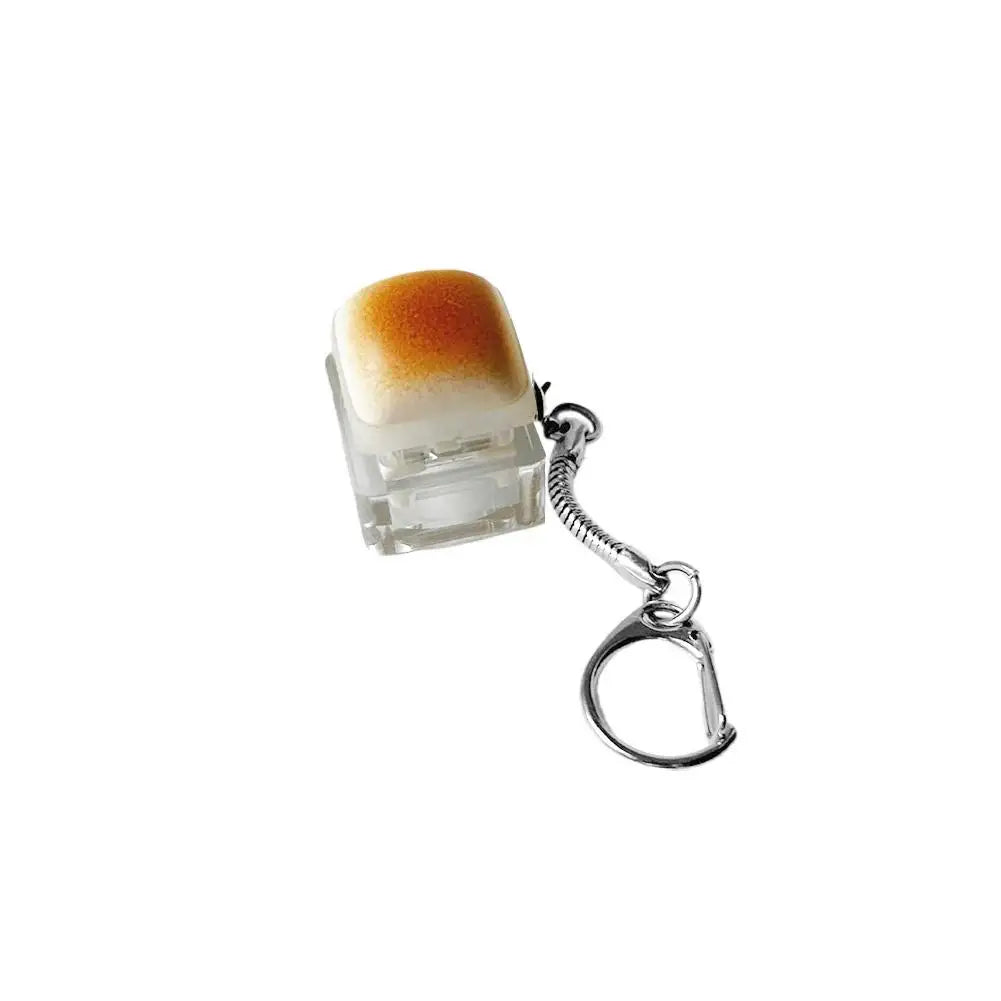 Mini Mechanical Keyboard Clicker Keychain Fidget Toy Fidget Keychain Toy Peaceful Pleasures Health and Wellness A