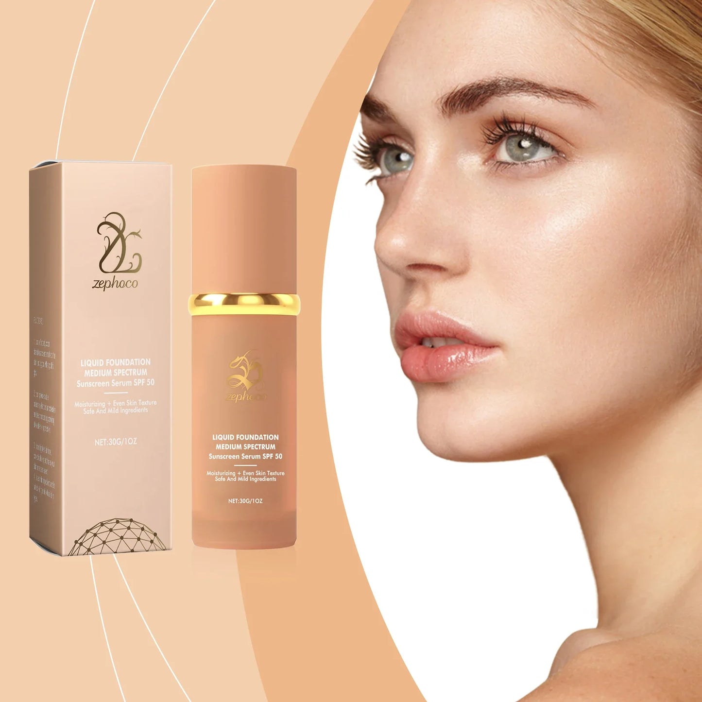 Moisturizing Liquid Foundation – Radiant, Matte & Long-Lasting