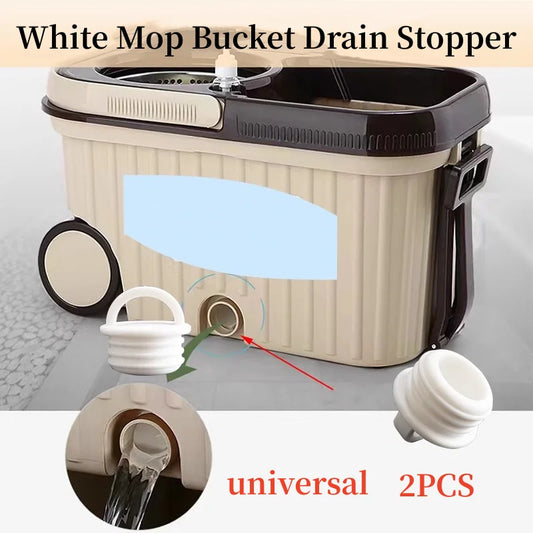 2-Pack Silicone Mop Bucket Drain Stopper – Round Scupper Plug Drain Stopper Plug Oasis Select