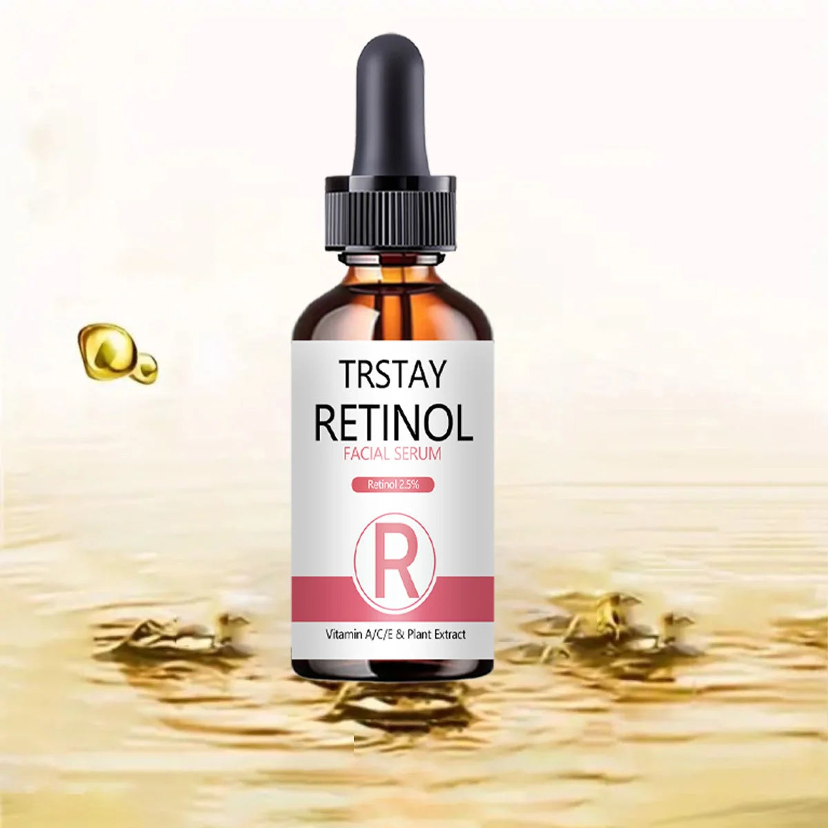 SDP Retinol Face Serum 2.5% With Hyaluronic Acid Anti Wrinkle Whitening Moisturizing Brightening Retinol Essence Skin Care Peaceful Pleasures Health and Wellness