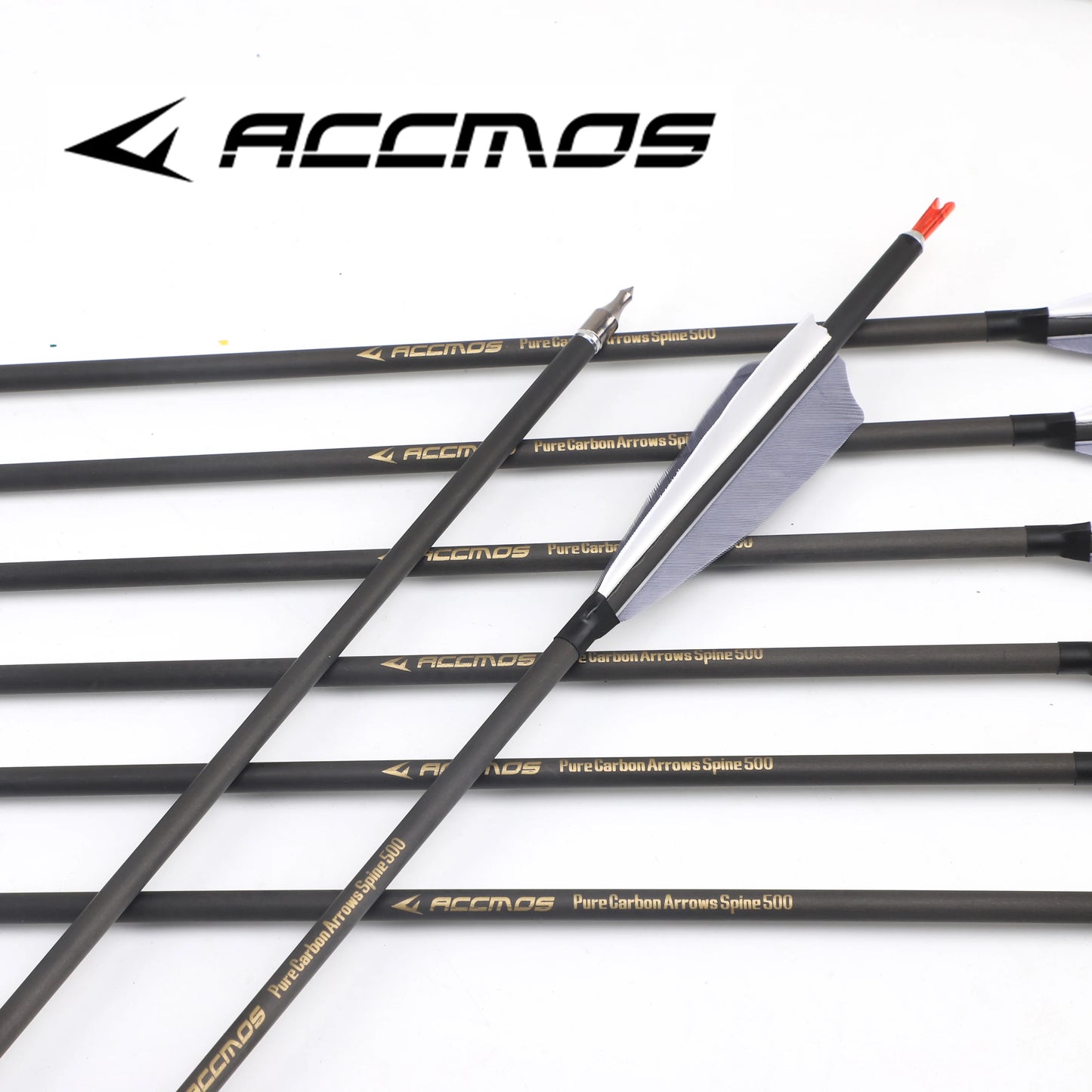 6-12p Pure Carbon Arrow ID6 Spine 300 400 500 600 700 800 Nature