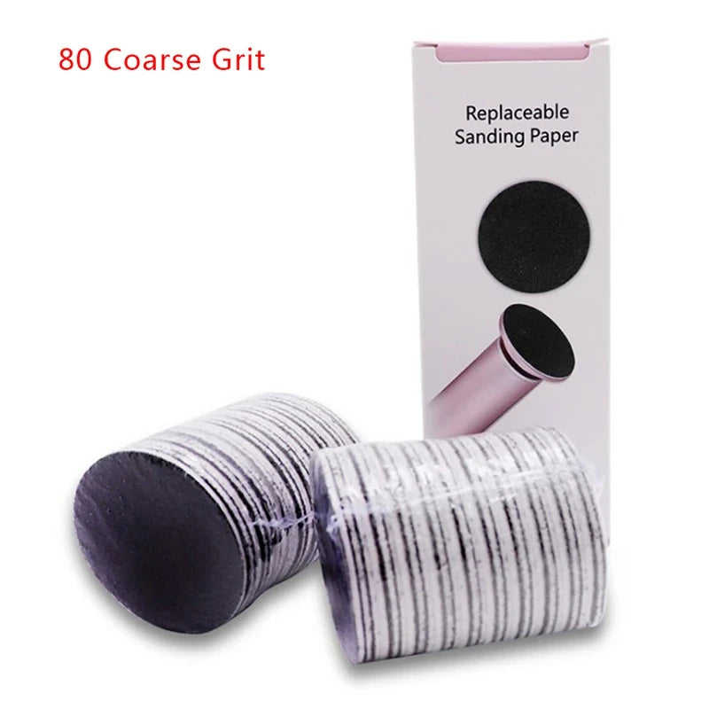 Electric Foot File Callus Remover Set – 60 Replacement Discs