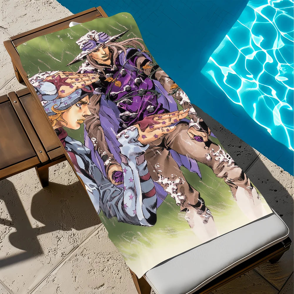 Cute Anime Quick-Dry Beach Towel | Soft, Lightweight Multi-Size Quick-Dry Beach Towel Peaceful Pleasures Health and Wellness z2 STJ150x200CM