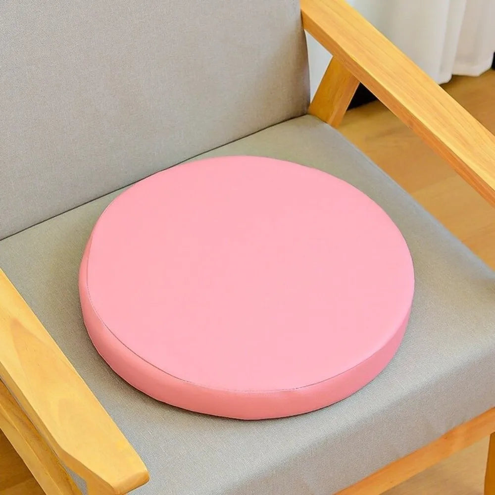 Memory Foam Round Chair Cushion – Waterproof, Washable Seat Pad