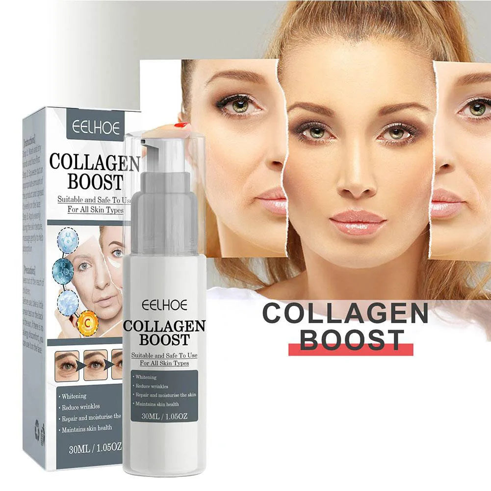 1/2/3pcs 30ml Collagen Boost Firming Essence Cream Fade fine lines Face brightening lightining Serum Cream skin care for women Peaceful Pleasures Health and Wellness