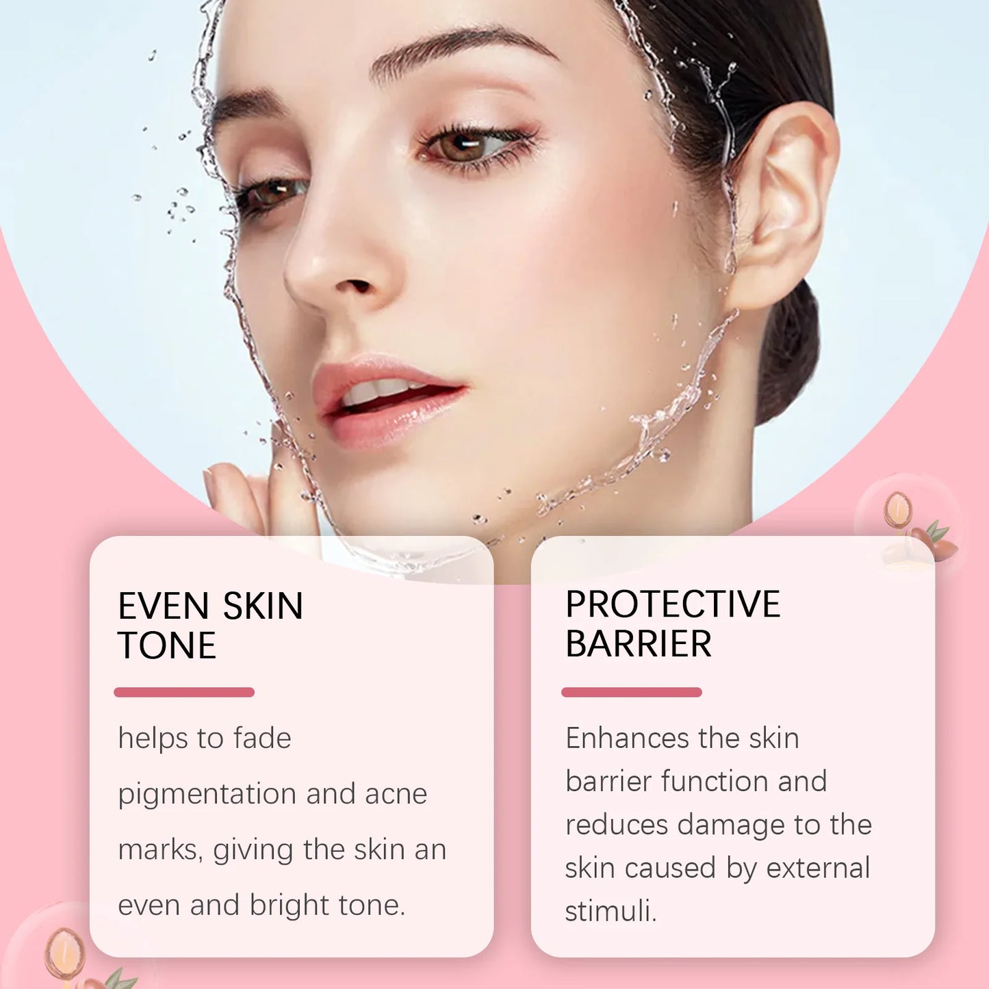 60-Pc Hyaluronic Acid & Niacinamide Brightening Serum Capsules