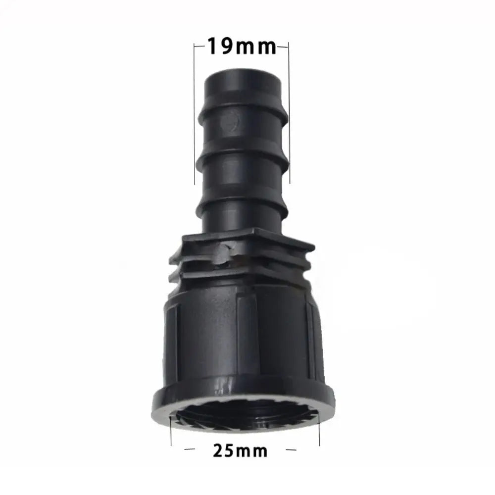 Practical Female Male Thread Garden Hose Barb Connector 16mm 20mm 25mm PE Screw Joint Irrigation Pipe Fitting Peaceful Pleasures Health and Wellness 20mm to 3-4 female