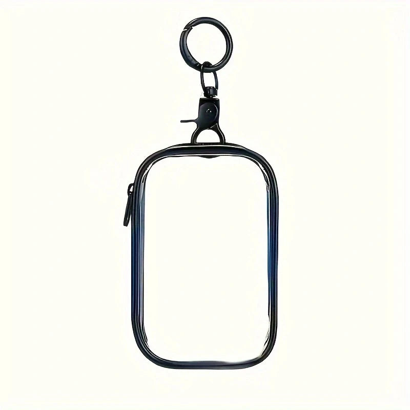 Clear Figure Display Bag with Keychain | Blind Box Mini Case