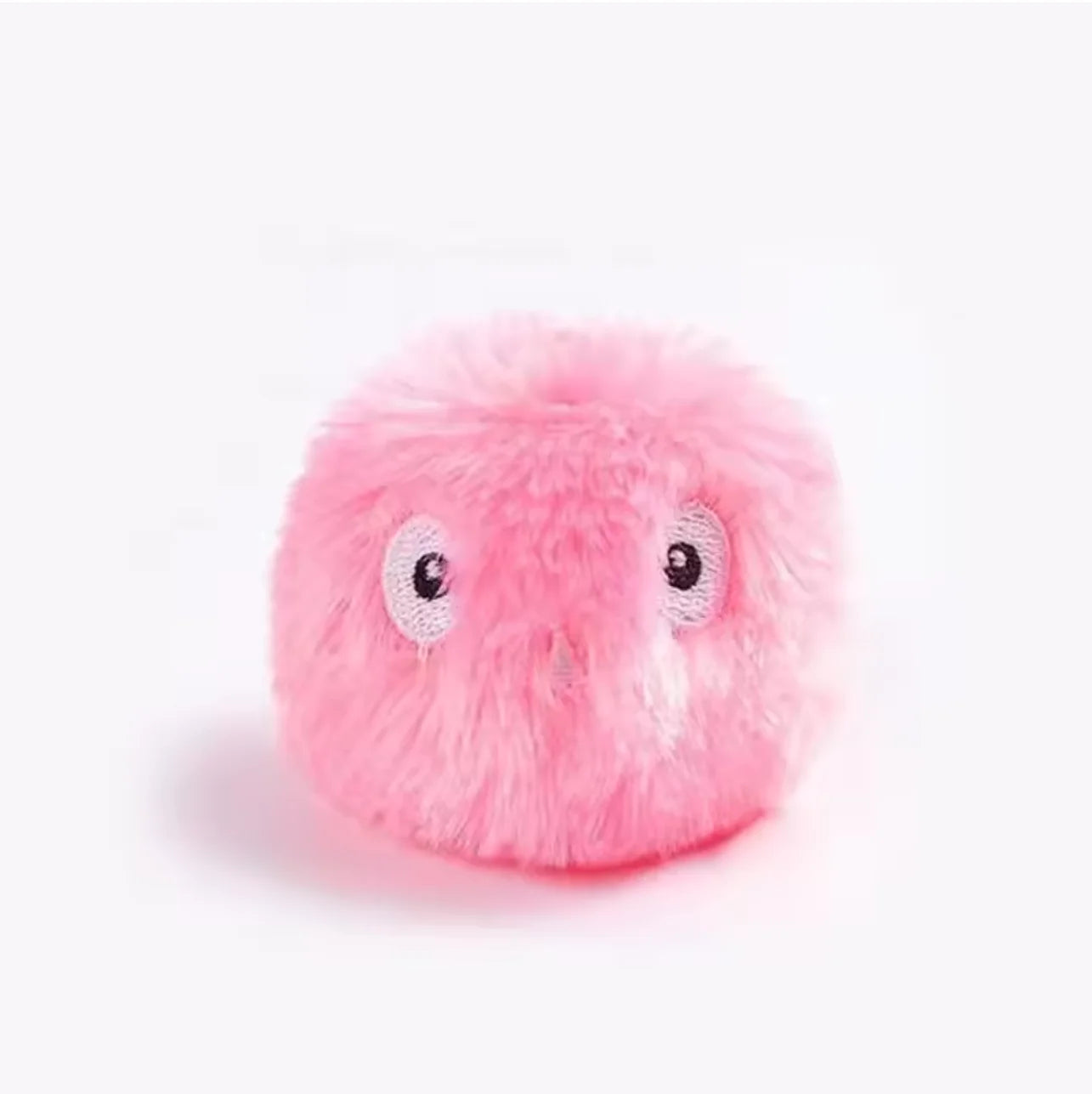 Interactive Electric Catnip Ball Cat Toy – Plush Squeaky Kitten