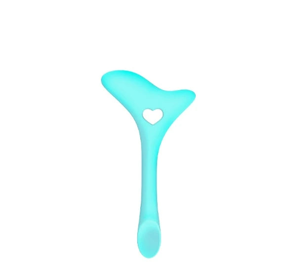 Silicone Nose Shadow Contour Auxiliary Card Eyebrow Moon Shape Baffle Eyeliner Stencil Reusable Makeup Beauty Tool Cosmetic Rule Peaceful Pleasures Health and Wellness Blue