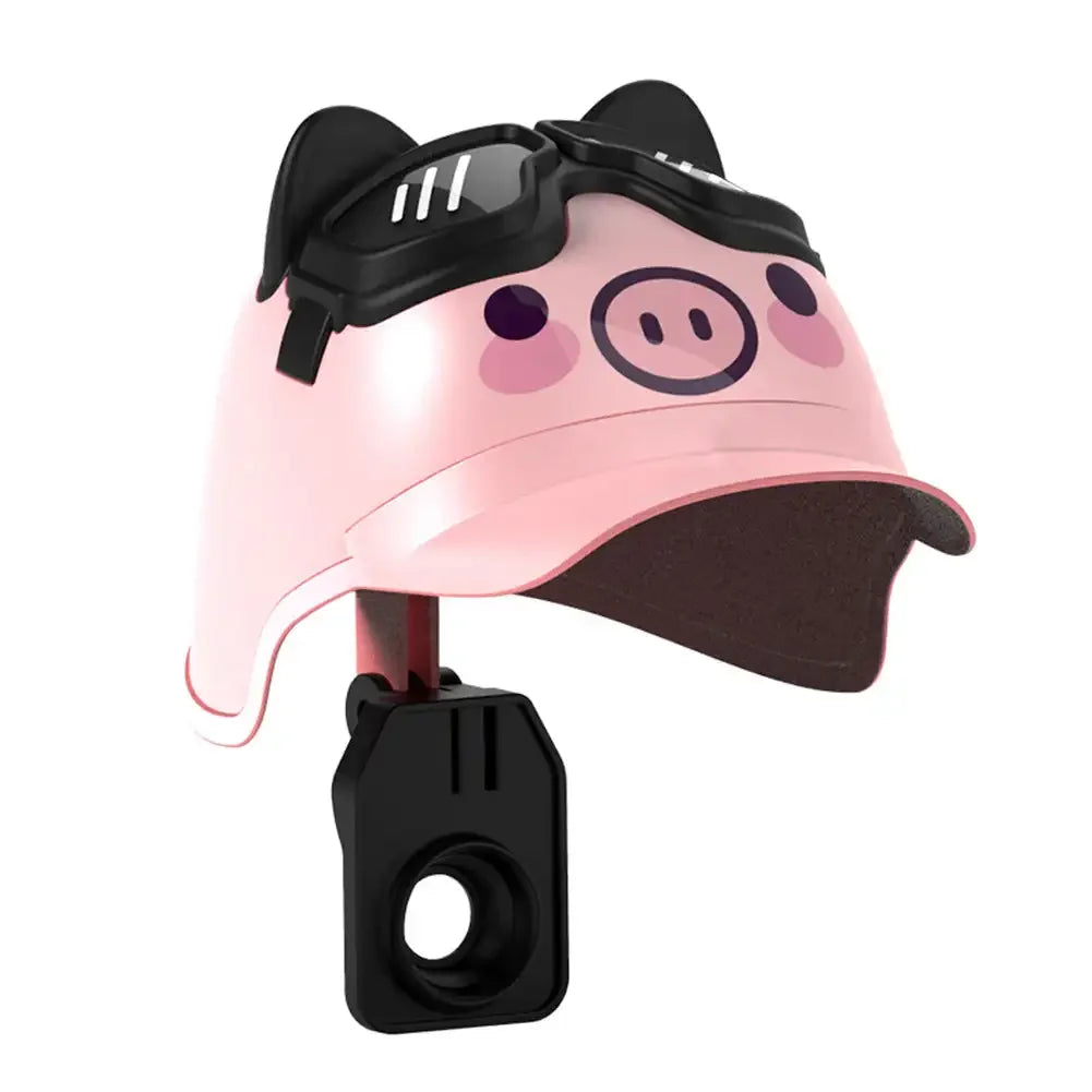 Cartoon Helmet Motorcycle Phone Holder | Waterproof Sunshade Mount