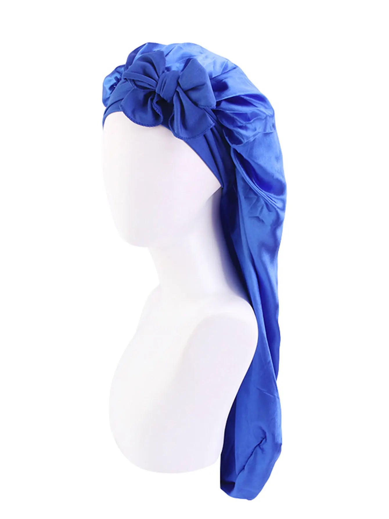 Satin Silk Sleep Bonnet for Women – Curly & Braided Hair Cap