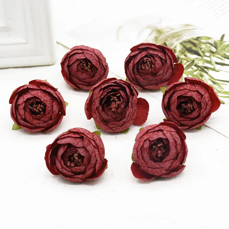 Silk Rose Tea Bud Artificial Flowers – Wedding & Home Decor