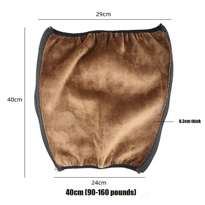 Winter Wool Knee Sleeves for Women & Seniors | Zipper Warmth