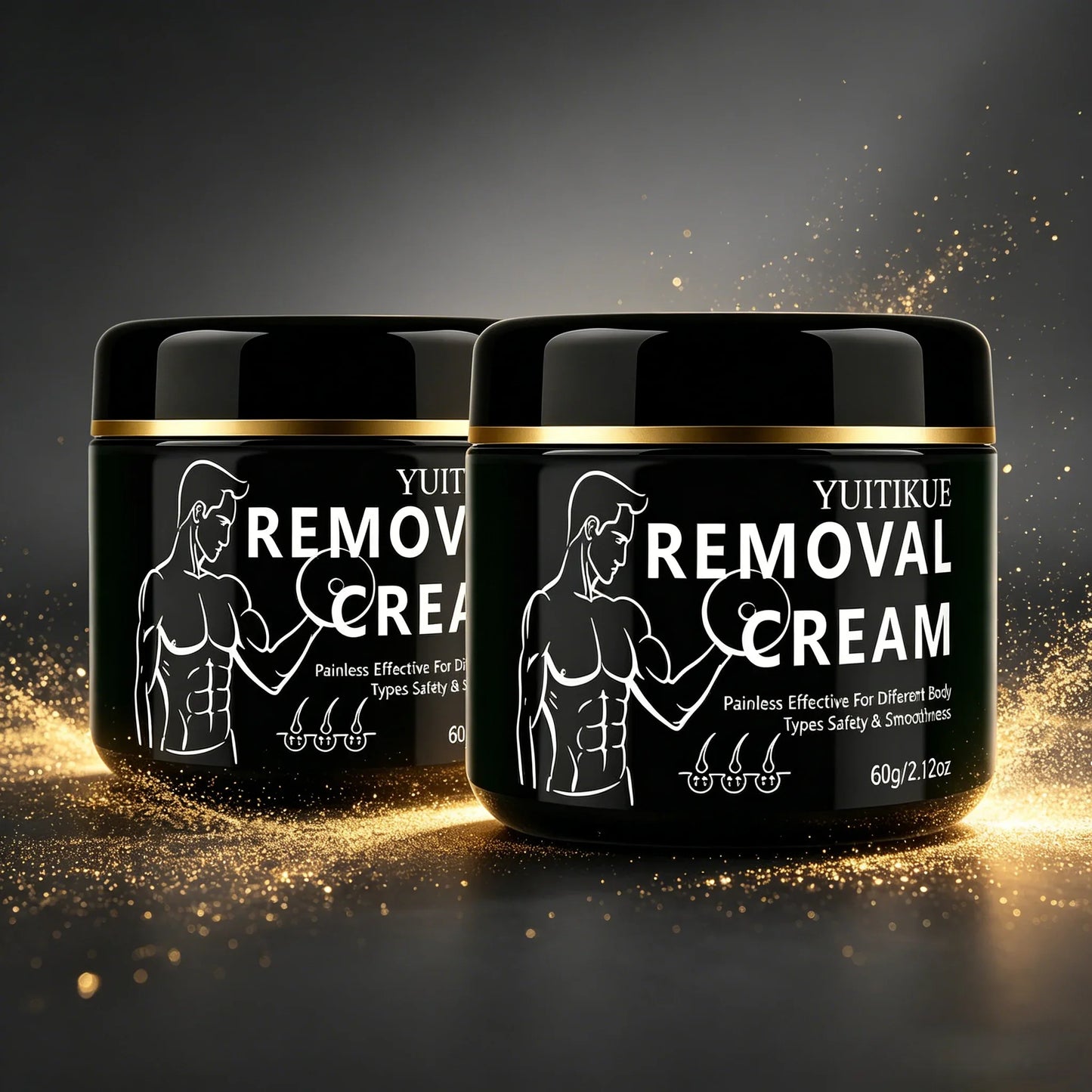 YUITIKUE Men's Hair Removal Cream – Gentle & Moisturizing