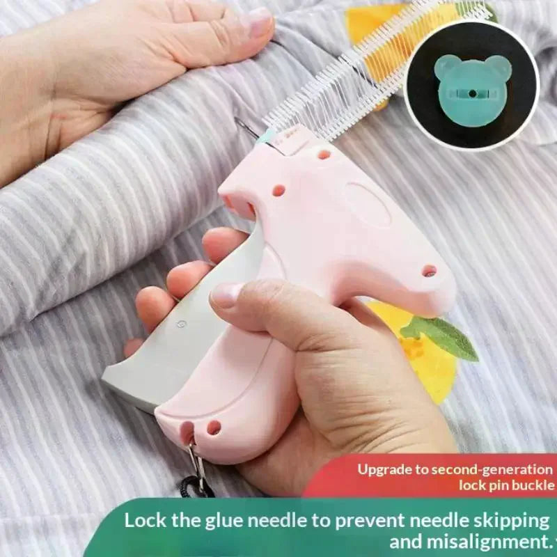 Pinless Micro Stitch Sewing Gun | Portable Fabric Repair Tool Sewing Repair Tool Peaceful Pleasures Health and Wellness