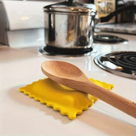Cartoon Biscuit Silicone Spoon Rest | Heat-Safe Kitchen Mat Silicone Spoon Rest Peaceful Pleasures Health and Wellness Default Title