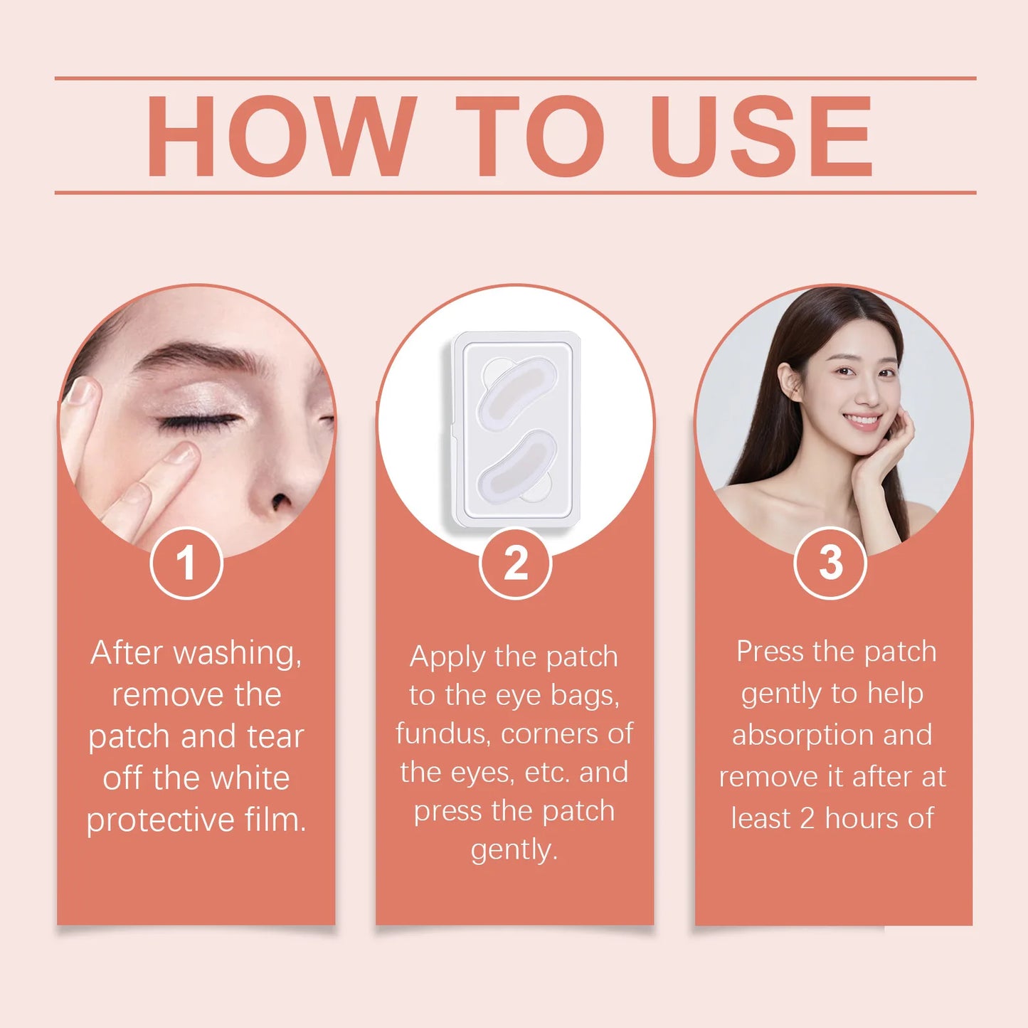 Retinol Eye Care Patches Firming Eye Bags Relief Puffiness Reduce Dark Circle Repair Skin Elasticity Portable Eye Soothe Sticker Peaceful Pleasures Health and Wellness