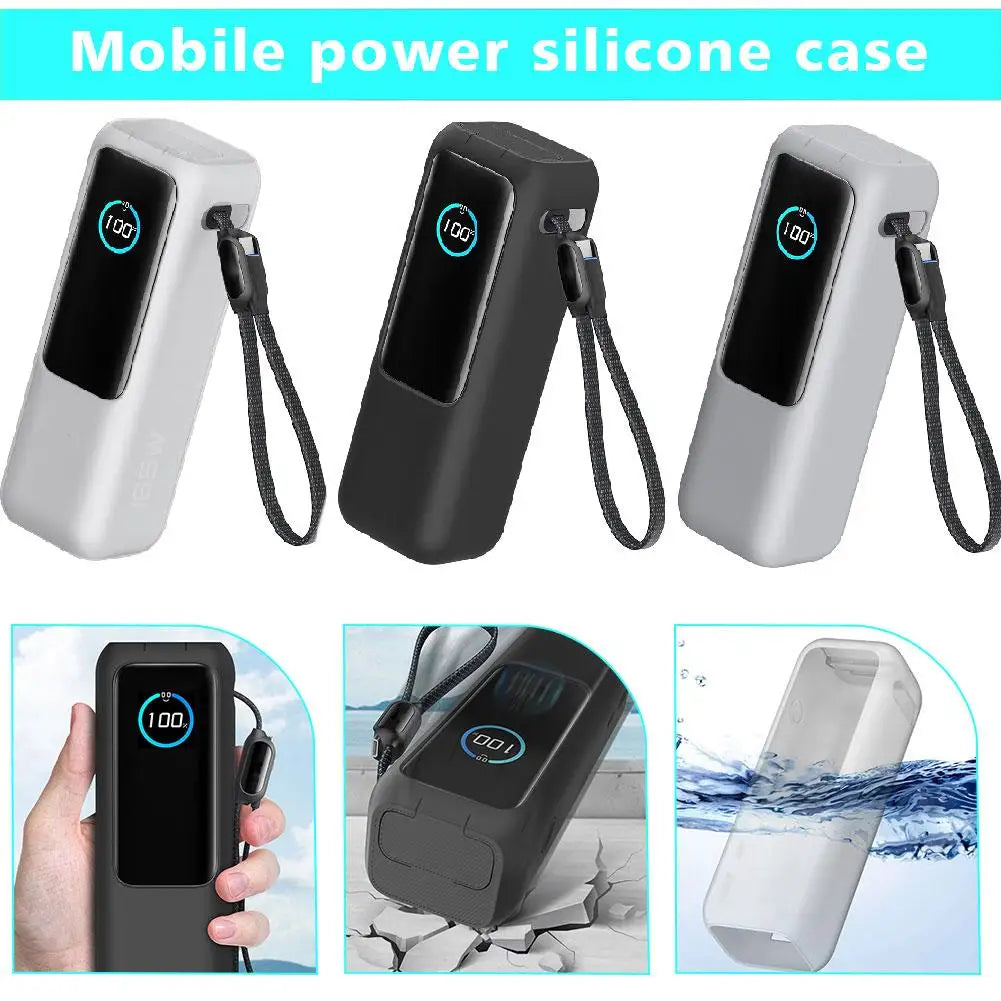 Silicone Case for Anker Zolo 165W Power Bank with Carrying Strap