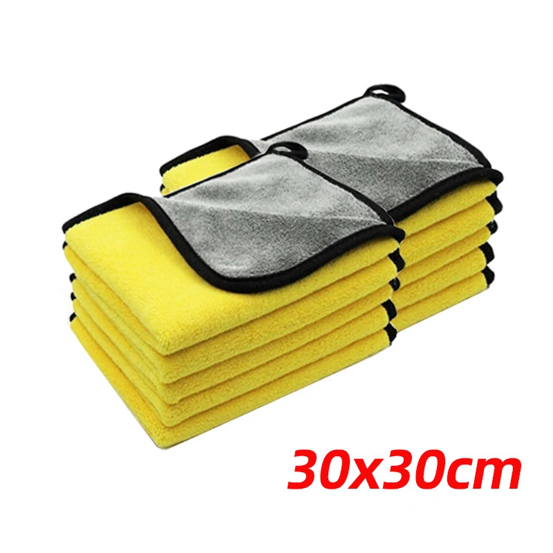 Car Wash Microfiber Towels – Absorbent Polishing Cloths