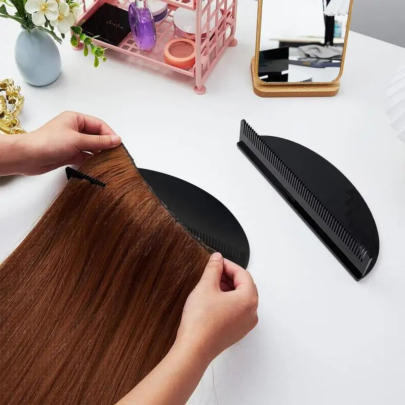 Acrylic Hair Extension Holder & Braiding Rack Organizer