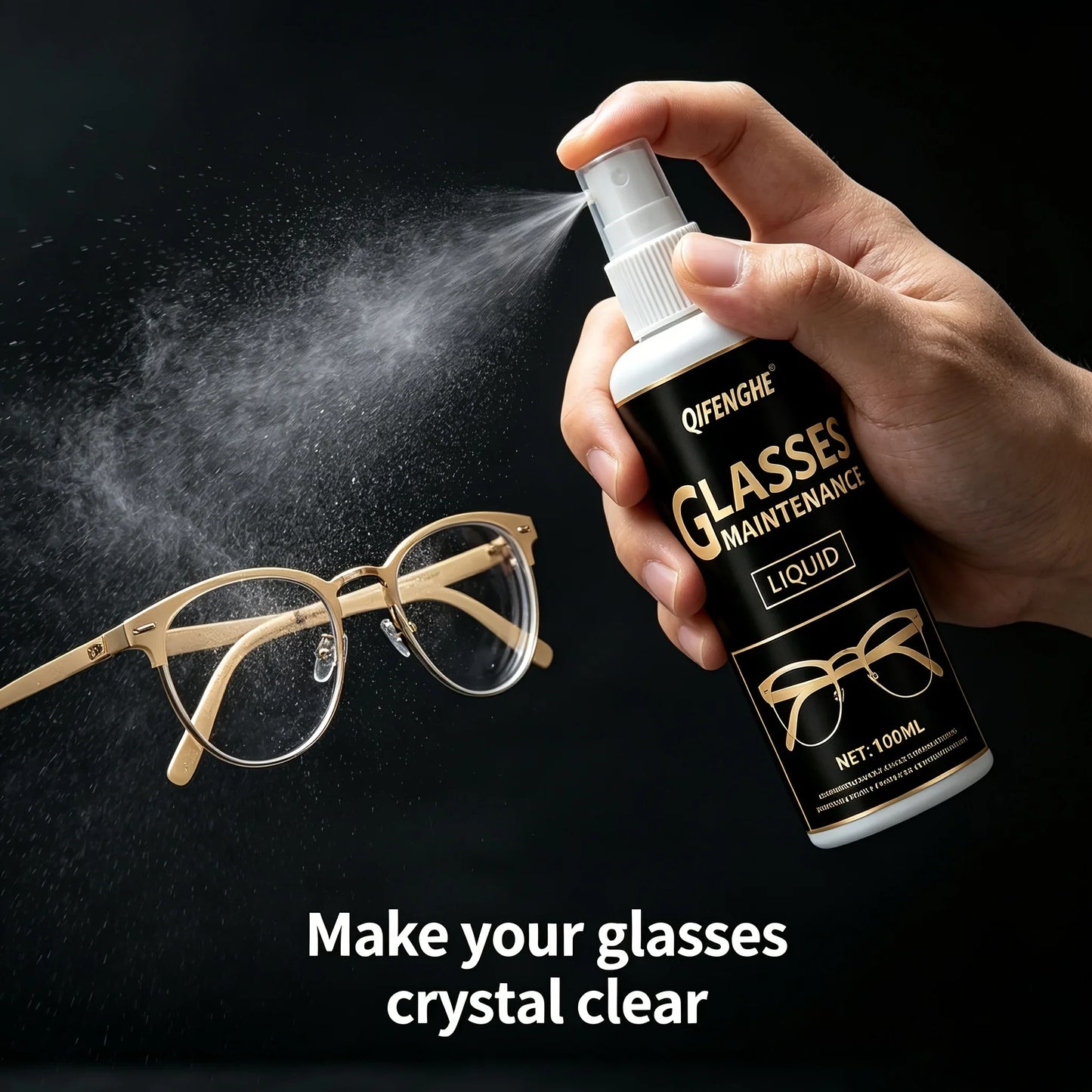 QiFENGHE Eyeglass Cleaner Spray 3.38oz – Lens & Screen Cleaner