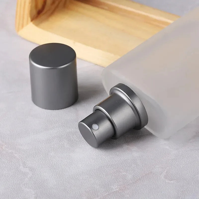 2026 Flash Sale 30/50ml Screw Top Sandblasted Glass Perfume Bottle Liquid Spray Bottle Empty Makeup Fine Mist Bottles Peaceful Pleasures Health and Wellness