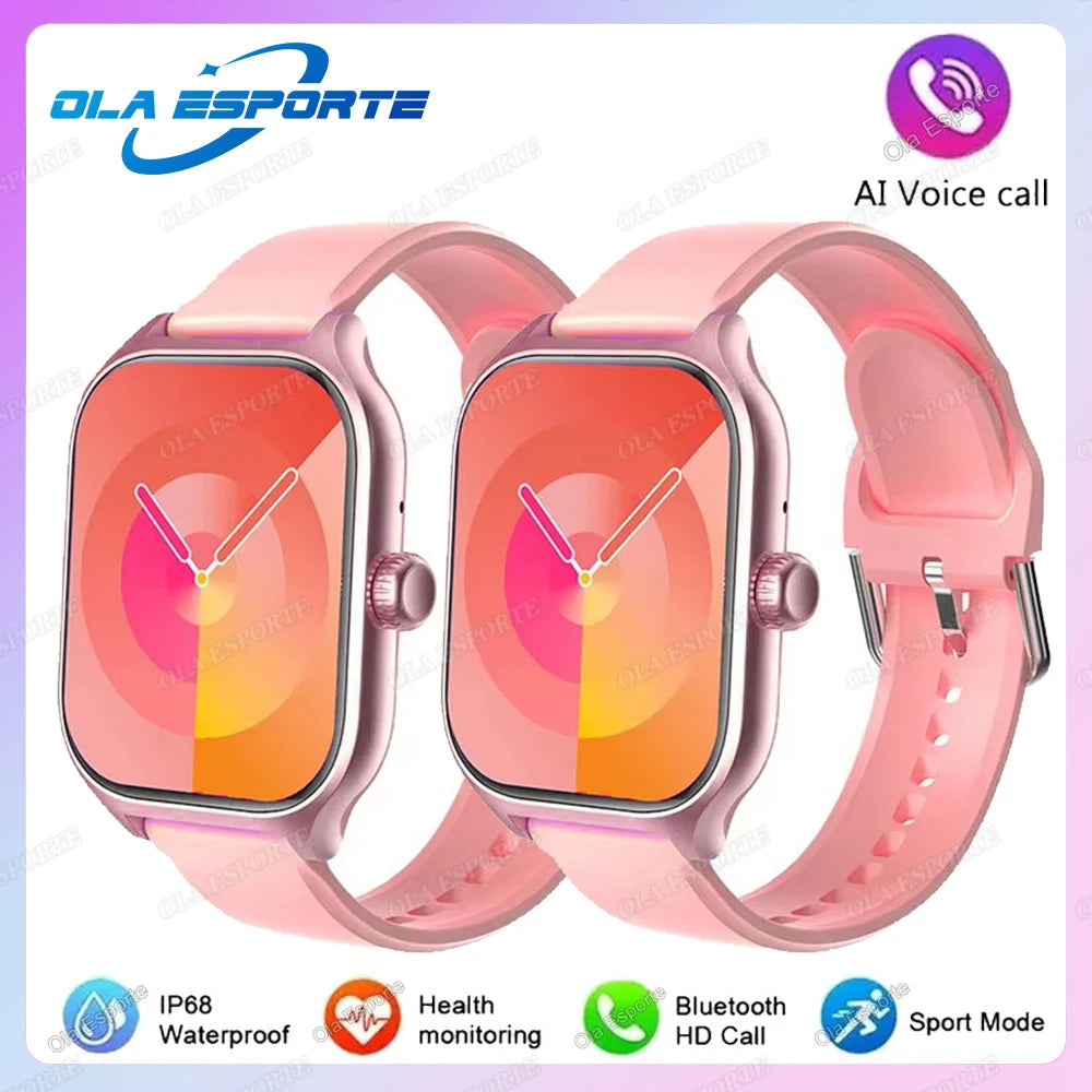 New Smart Watch Bluetooth Talk Tracking Heart Rate Sleep Monitor Multi-sport Modes Bluetooth Smart Watch Gifts for Men and Women Peaceful Pleasures Health and Wellness 2Pk