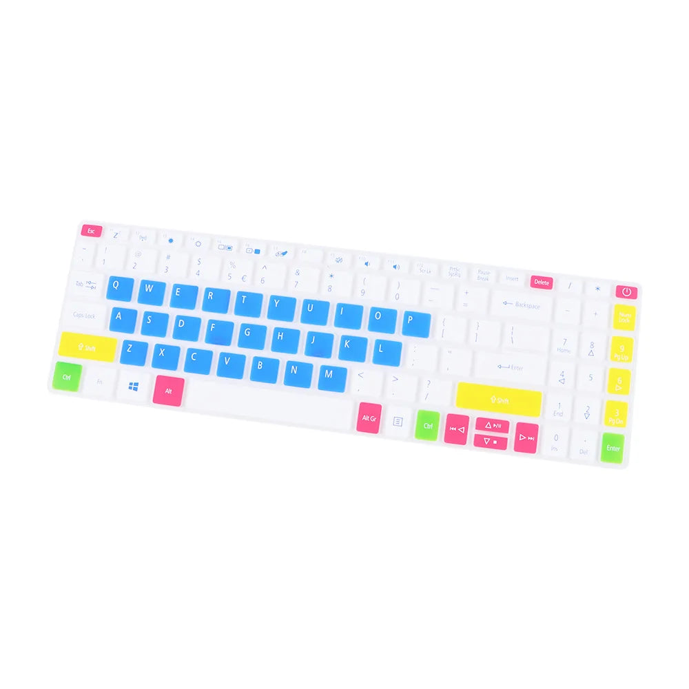 Notebook Keyboard Cover Keyboard Cover Protector Keyboard Skin Laptop Keyboard Cover Peaceful Pleasures Health and Wellness multicolor blue