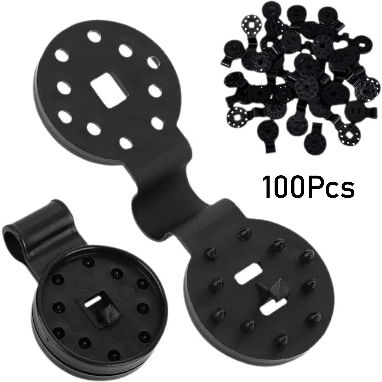 Heavy-Duty Shade Cloth Lock Grip Clips | Windproof Awning Clamps Shade Cloth Clips Peaceful Pleasures Health and Wellness 100Pcs