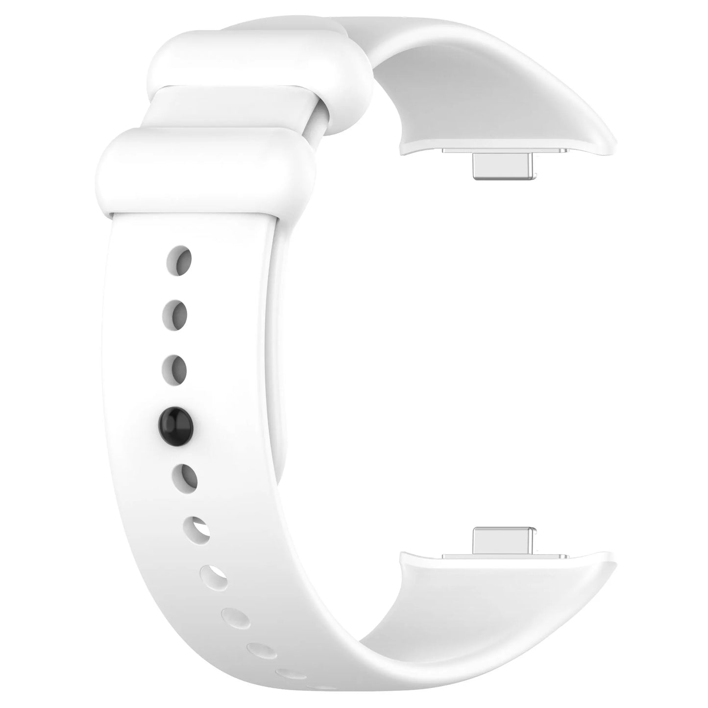 Silicone Band for Xiaomi Mi Band 8 Pro & Redmi Watch 5 Strap Peaceful Pleasures Health and Wellness WHITE