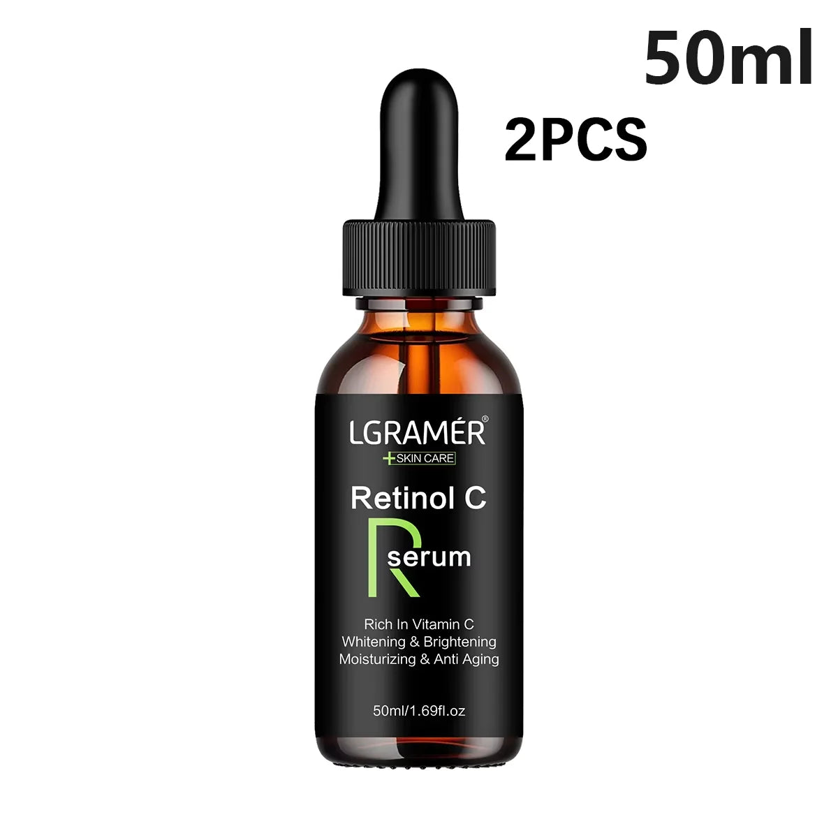 Retinol Anti-Aging Face Serum – Firming & Brightening Peaceful Pleasures Health and Wellness 50ml-2PCS