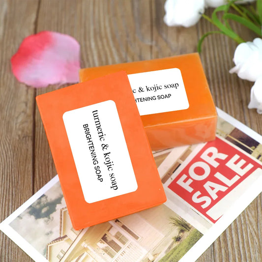 REAROYA Kojic Acid Brightening Soap – Even Tone & Glow Brightening Soap Bar Oasis Select A-2PCS