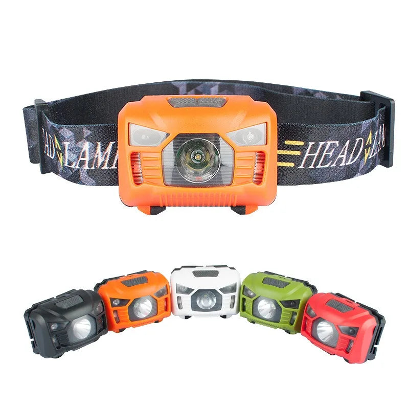 SHINEKNOT LED Headlamp – Waterproof, Sensor, USB-C Rechargeable