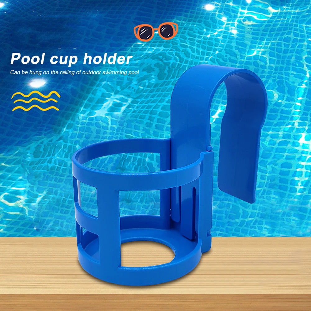 Pool & Poolside Drink Cup Hanger – Hook-On Beverage Holder Peaceful Pleasures Health and Wellness