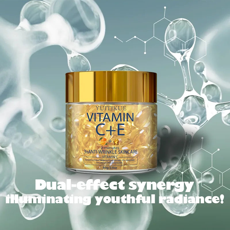 YUITIKUE Vitamin C & E Face Cream – Brightening Moisturizer