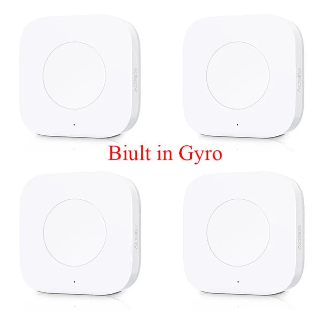 Aqara Smart Wireless Switch Smart Remote One Key Control Intelligent Application Home Security APP Control Work with Homekit Peaceful Pleasures Health and Wellness Built In Gyro 4pcs China Mainland