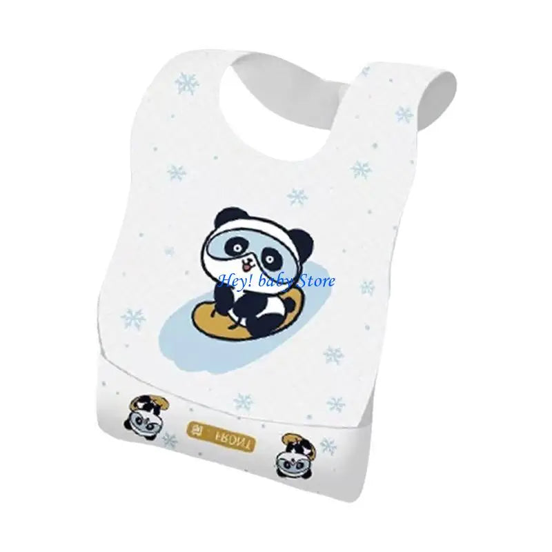Disposable Baby Bibs & Burp Cloths for Infants & Toddlers 10pk