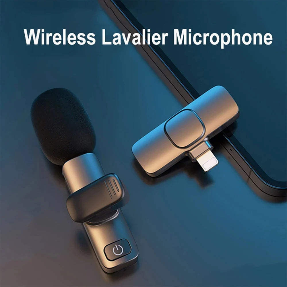 AyeBeau Dual Wireless Lavalier Mic for iPhone & Android