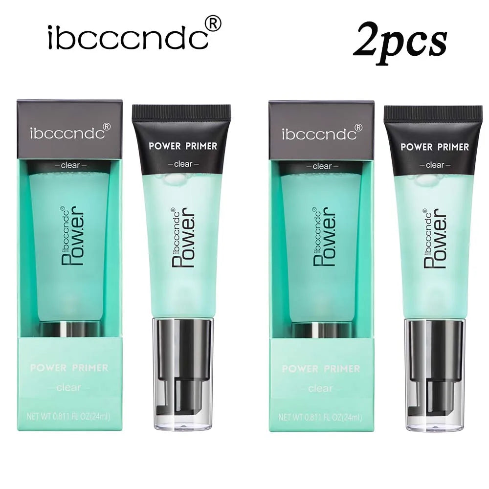 Power Grip Highly Moisturizing Makeup Base Isolation Primer Refreshing Easy To Absorb Invisible Pore Colorless Natural Makeup Peaceful Pleasures Health and Wellness Green x 2