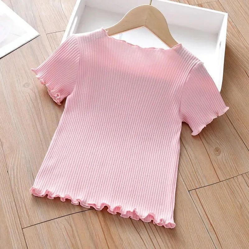 Girls Cotton Short Sleeve T-Shirt | Kids Summer Top Ages 1–5