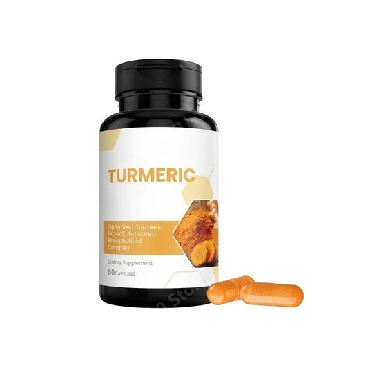 Turmeric Compound Nutrition Capsules | Daily Vitality Support Herbal Supplement Capsules Peaceful Pleasures Health and Wellness 1botlle 60capsules